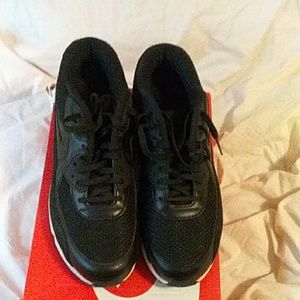 Air max 90 black leather pa